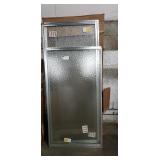 1 Lot (2) Groups Frosted Glass Shower Doors