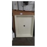 Swan Bone Color Center Drain Shower Floor Approx.