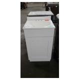 18" White Vanity Base W/ White Formed Vanity Sink