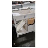 Brinkhill 30" Bathroom Vanity Base, Cream