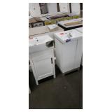 1 Lot 2 White 18" Vanity Base  W/ One Piece