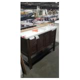 48" Allen & Roth Walnut Finish Vanity Base ?W Off