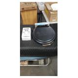 1 Lot Black Round Front Toilet Seat & Small