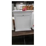 White Single Compartment Tilt Out Laundry H