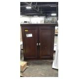 25-1/2" Espresso 2-Door Medicine Cabinet