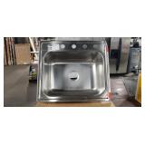 Elkay 25" x 22" x 9" S.S. Top Mount Single Bowl