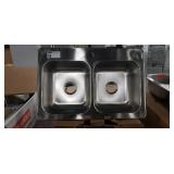 Elkay Dual Mount Double Bowl S.S. Kitchen Sink