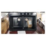 Waterbrook m4-Hole Composite Resin Black Double