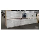 1 Lot (13) Piece Aspen White Quality Kitchen