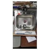 Glacier Bay Single Bowl S.S. Top Mount 25" S.S.