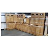 1 Lot Mocha 18 Piece Dream Kitchen Cabinet Set -