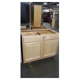 45" Natural Finish Base Cabinet