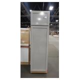 Light Grey Pantry Cabinet **Has Damage On Bottom