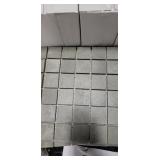 1 Lot (21) Pieces 12" x 12" Light Grey Square