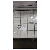 1 Lot (13) Pieces Off White Glass Square Mosaic