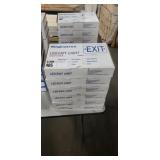 1 Lot 6 Magnatron Dual Voltage LED Exit Light