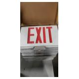 1 Lot 6 Magnatron Dual Voltage LED Exit Light