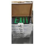 1 Lot 6 Magnatron Dual Voltage LED Exit Light