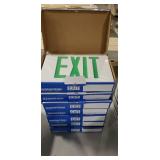 1 Lot (7) Magnatron Dual Voltage LED Exit Light