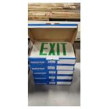 1 Lot (5) Magnatron Dual Voltage LED Exit Light