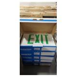 1 Lot (5) Magnatron Dual Voltage LED Exit Light