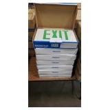 1 Lot (7)  Magnatron Dual Voltage LED Exit Light