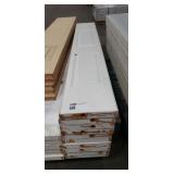 1 Lot (6) White 2-Panel 12" Bi-Fold Door Slabs
