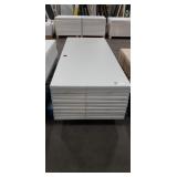 1 Lot Stack Skid (10) Smooth Surface Off White