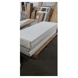 1 Lot (10) Metal Clad Skin 32" White Doorslab,