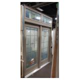 Pella Tan Metal Clad Gridded Single Action Patio