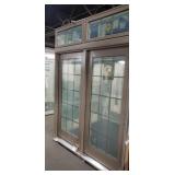 Pella Tan Metal Clad Gridded Single Action Patio