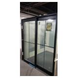 Pella Black Metal Clad Sliding Patio Door W/
