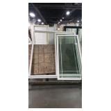 White Vinyl Slider Patio Door W/ Grid 72" x 79,