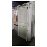 31" Off White 2-Panel Square Top Exterior