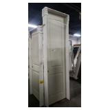 28" x 96"  Off White 2-Panel Exterior Pre-Hung