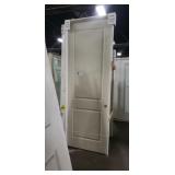 34" x 96" Off White 2-Panel Square Top Exterior