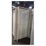 36" Off White 2-Panel Square Top Exterior