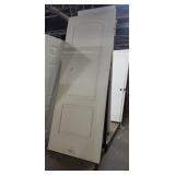 36" x 96" White 2-Panel Arch Top Interior Door