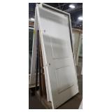 1 Lot 36" Exterior 2-Panel Door Slab W/  A Pre