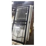 1 Lot Sled Of Storm Doors Slabs, Security Door