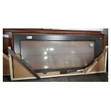 Espresso Full View Patio Door Insert Panel