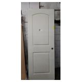 30" Off White 2-Panel Arch Top Door Slab
