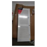 30" Frame Port White Interior Venetian Door Slab