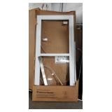 Larson 36" White Full View Storm Door W/ Brushed