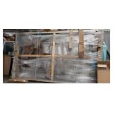 Tan Vinyl Large Door Frame 144" x 81" W/ (2)