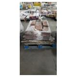 1 Lot (2) Skids 12x18 Maroon Concrete Pavers