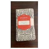 Queen Flat Sheet Ikat Black - Opalhouse