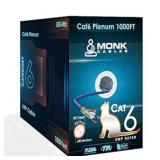 Cat6 Ethernet Cable 1000ft Plenum - Blue