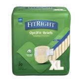 XL FitRight OptiFit Briefs  X-Large  20 Count (4 p
