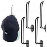 4 PCs Hat Rack for Baseball Caps - Wall Hooks Orga